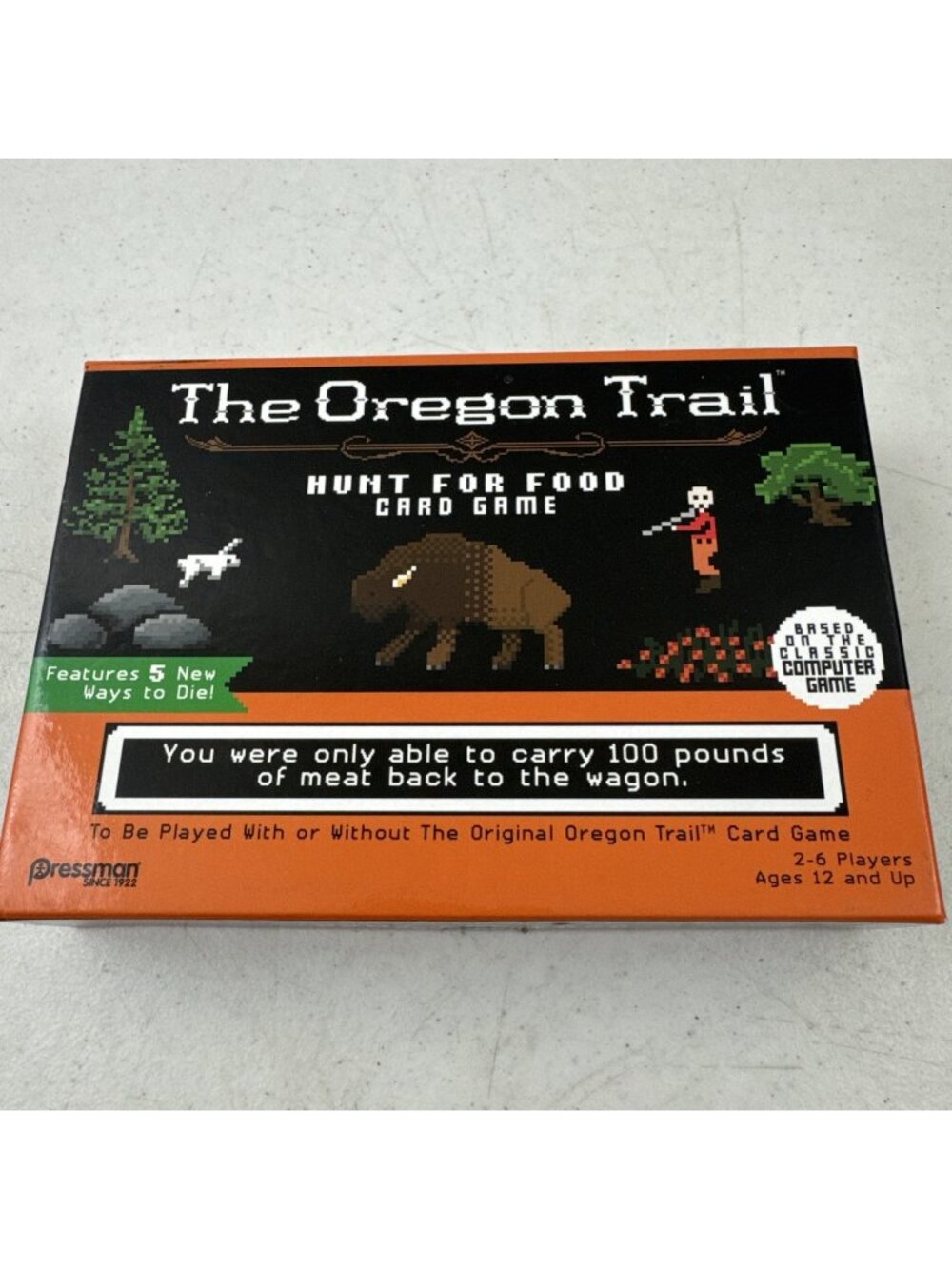 The Oregon Trail Hunt for Food Card Game (Pressman, 2017) Unplayed Sealed Cards